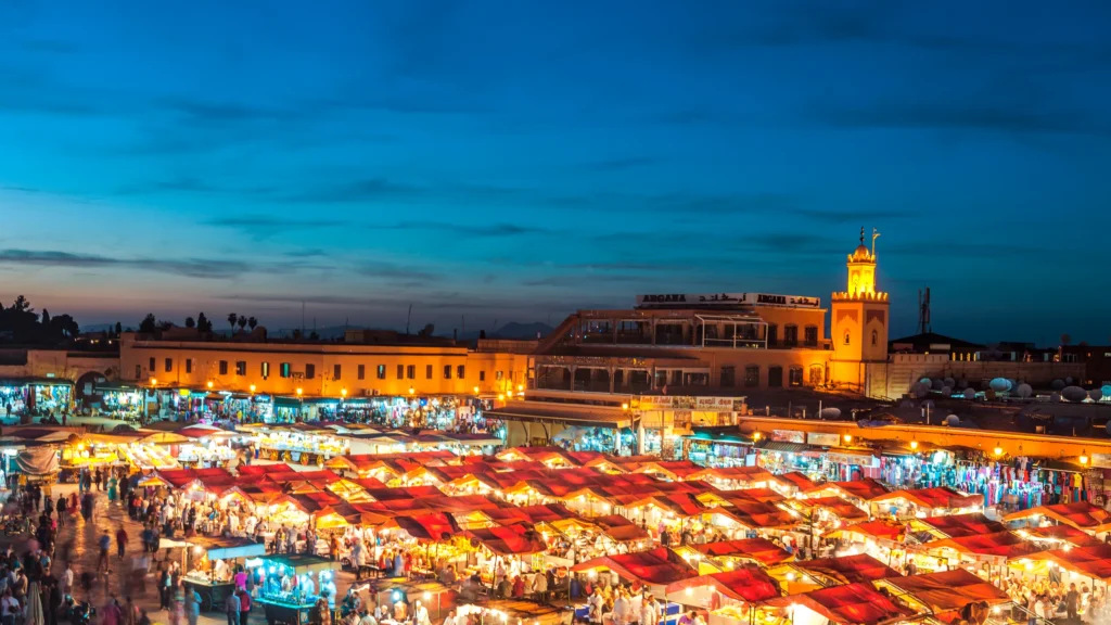 المغرب مع اسبانيا و البرتغال