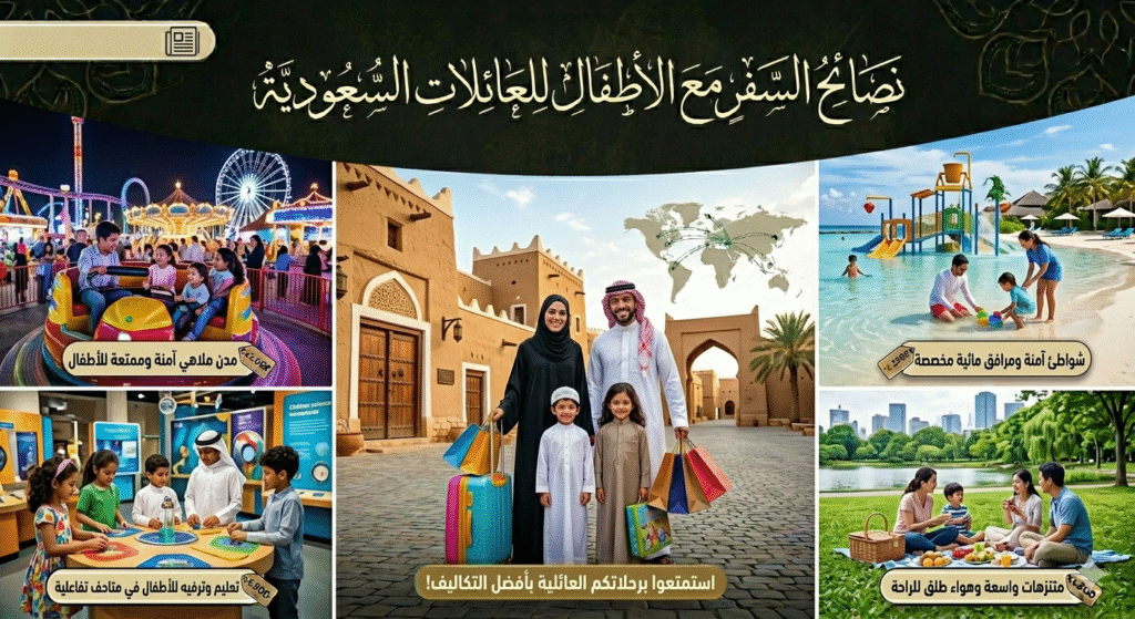 نصائح السفر مع الأطفال للعائلات السعودية