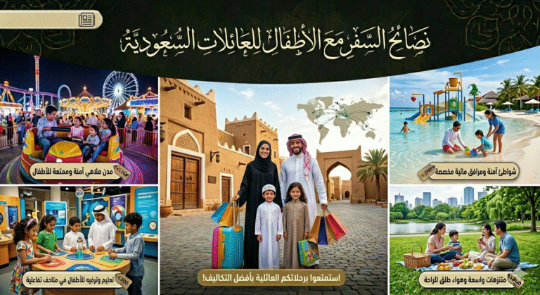 نصائح السفر مع الأطفال للعائلات السعودية